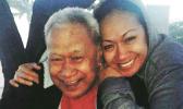  Eti Saaga and his daughter Terri. [Photo: Monica Miller]