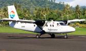  A Polynesian Airlines Twin Otter aircraft at Fagali'i Airport in Upolu, Samoa. [Photo: Alan Lebeda]