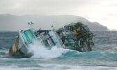  Seahawk 68, grounded on the reef.  [Photo: US Coast Guard] 