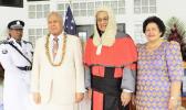  Chief Justice Satiu Simativa Perese,Head of State, CJ's wife