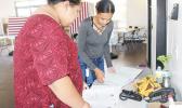 POLL WATCHER AT ELECTION OFFICE TRAINING