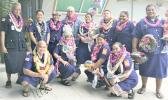 The 11 graduates and EMS head Popo Avegalio