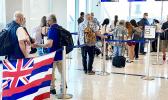 Line of travels at Safe Travel desk