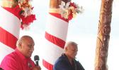 Sen. Fa’amausili Mau Mau Jr and Western District Governor Fuamatu V. Fuamatu