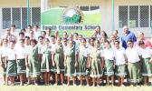 Fagalii Elementary School 5-8 grade students and faculty