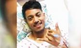 Fala Letini Mauga in hospital bed