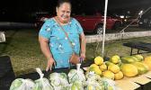 Line Vitale of Pavaiai shows her wares at Farm Fair