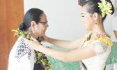 Marie Alailima and Miss American Samoa
