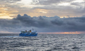 FERRY AT WORK: One of the ferries servicing Samoa, the Lady Samoa III. (Photo: Samoa Observer) Lady Samoa III ferryboat