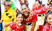  Tongan dancers ready to go on stage