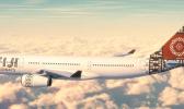 Fiji Airways' US Foreign Air Carrier Permit authorizes it to fly from Nadi via Apia to Honolulu but not to the mainland US. The airline serves Los Angeles Int'l and San Francisco, CA, but exclusively from Nadi. Fiji Airways logo