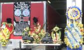 Memorial set up at the DPS firestation in Fagatogo