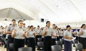 Students being sworn in to Future Business Leaders of America