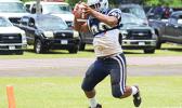 Samoana Sharks King Moe (80) securing this overtime touchdown catch 