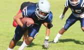 Kobe Lefiti of the Samoana Sharks 