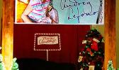 A banner with the photo of 10-year-old Audrey Lefono