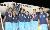 Some members of Team American Samoa