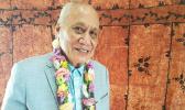  Samoa's former O le Ao o le Malo - or head of state - Tui Atua Tupua Tamasese Efi.