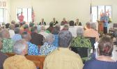 Associate Judge Su’apaia J. Pereira administering oath