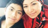 Miriam Fuimaono and her son