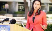 Hawaii Congresswoman Tulsi Gabbard speaking 