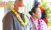 Gov. Lemanu Peleti Mauga and First Lady, Ella Perefoti Mauga 