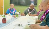 Gov. Lemanu P.S. Mauga, and First Lady Ella with StarKist CEO