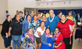 Gov. Pulaali'i Nikolao Pula meeting with Treasury personnel