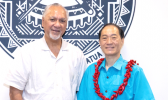 The Governor acknowledged the challenges the company faces regionally, as Pacific Island nations seek opportunities to generate revenue through the tuna industry. He assured the CEO that he is actively exploring ways in which the federal government can support not only economic stability but also opportunities for growth and expansion. Lt. Governor Pulu and StarKist CEO Min