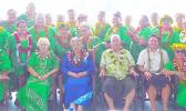Alataua Sewing Class graduates with First Lady Cynthia Moliga (middle-sitting). Alataua Sewing Class graduates with First Lady Cynthia Moliga and others