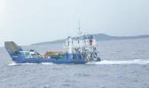 container ship at sea