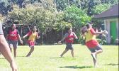 Student-players at Lupelele Elementary School