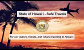 “I don’t think Safe Travels goes away until the rest of the world has seen a great decrease in COVID,” Hawaii's Lt. Gov said. Hawaii Safe Travels logo