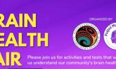 The research study on Alzheimer’s disease and related dementia (ADRD) in the territory is to assist and protect the memories of the elders. Health fair logo