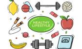 Johns Hopkins Medicine gives advice for a longer, healthier life. HEALTHY LIFESTYLE GRAPHIC