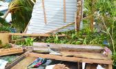 The remains of Falaula Paulo’s home in Pago Pago after Tropical Storm Gita destroyed it. He says he should have listened to his wife and ‘prepared’ for the coming storm, instead of listening to rumors and friends that it would just be ‘strong winds’. [photo by AF]