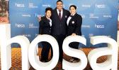  (l-r) students Chole Tuaua and Darius Shimasaki-Vaofanua and ASCC HOSA Coordinator Monica Afalava.