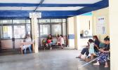 A hospital waiting room in Apia. 