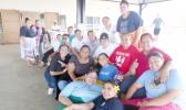 HR personnel at Nuuuli VocTech High during Adopt A School program