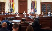 Congresswoman Uifa’atali Amata and other members of the House Veterans’ Affairs Committee
