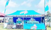 Samu's booth at Lions Park event