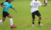 A Tafuna Jets player (left) and Ilaoa & To’omata opponent in action  
