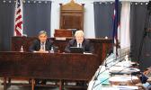 Samana Semo Veavea (left) and Deputy AG Roy J.D. Hall, Jr.