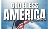 The founders of the United States in 1776 had a vision for an exceptional nation where the people had God-given rights and the responsibility in determining their own destiny 4TH OF JULY LOGO