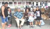 Amata and trick or treat kids
