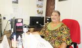 The new Secretary to the Senate Motusaga Peleti 