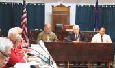 (l-r) ASPA Acting CEO Ryan Tuato'o, Assistant AG Roy Hall, Jr. and LBJ CEO Dr. Akapusi Ledua