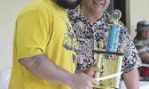 Pago Youth’s Rambo Tapui with Sen. Faiivae Iuli Alex Godinet 