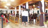 TV cameraman taping Fono opening