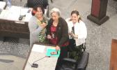 Manager of the DOH Environmental Health Services Division, Eileen Solaita and staffers